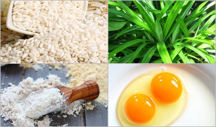 Ingredients for xôi cadé