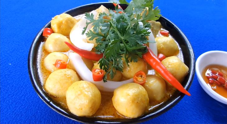 Step 4 Final Product Fish Ball Curry