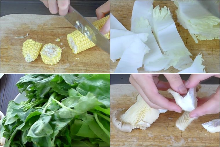 Step 1 Prepare the ingredients for Mini Thai Hotpot