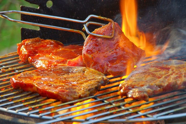 Step 3 Grilling Meat Marinated Beef