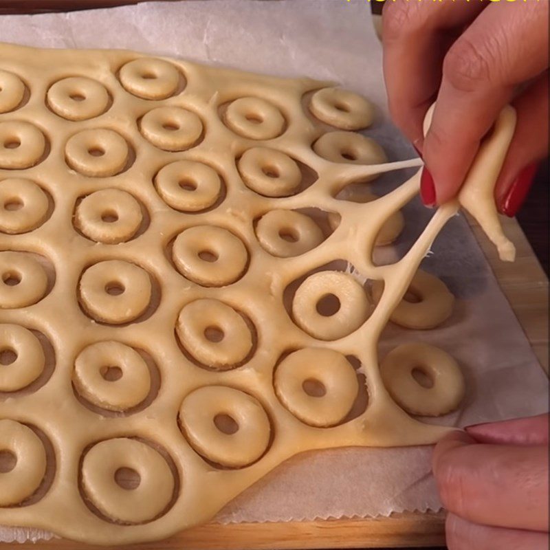 Step 2 Rolling and Shaping Mini Donuts