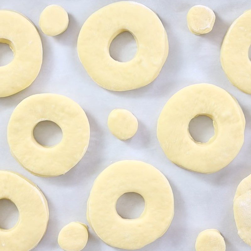 Step 3 Rolling the dough and shaping the cake Donut using air fryer