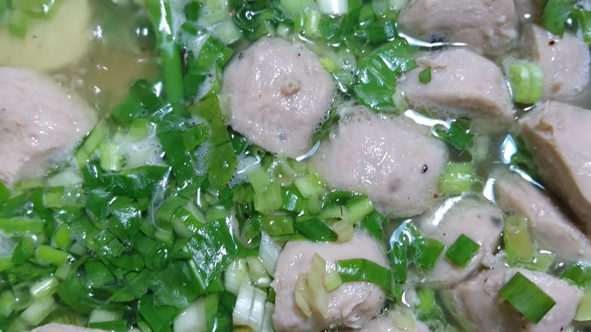 Beef Ball Soup with Taro