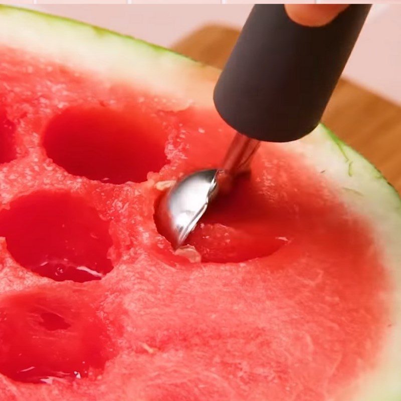 Step 2 Cut the watermelon for Watermelon Bingsu