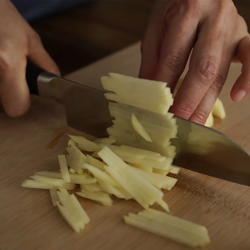 Step 1 Cut Potatoes Potato Pizza