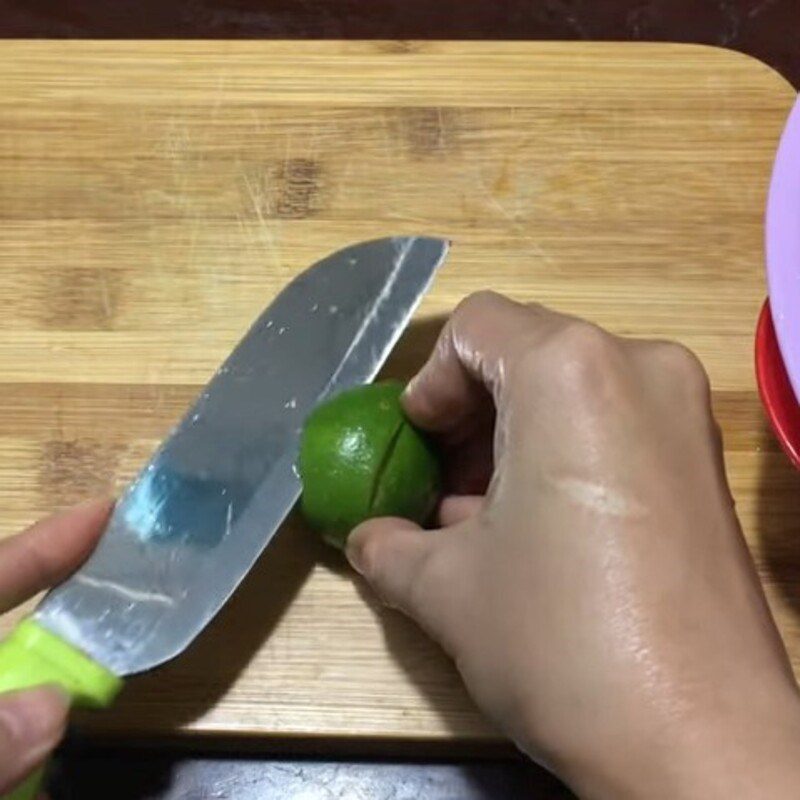 Step 2 Shaping the lemon Lemon jelly whole fruit