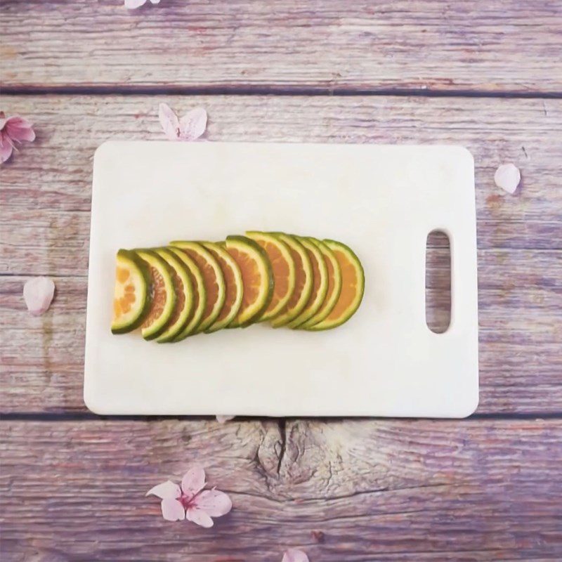 Step 2 Cut fruit for decoration Birthday cake with watermelon