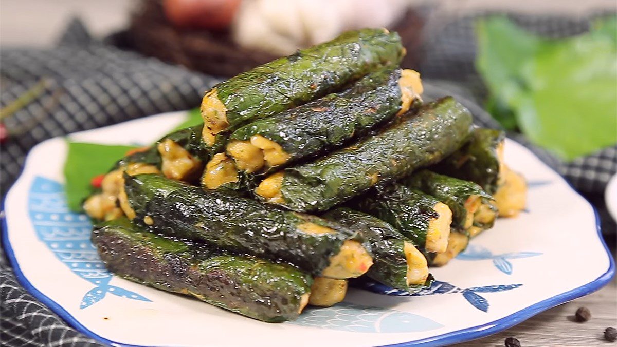 Grilled Fish Cake with Betel Leaves