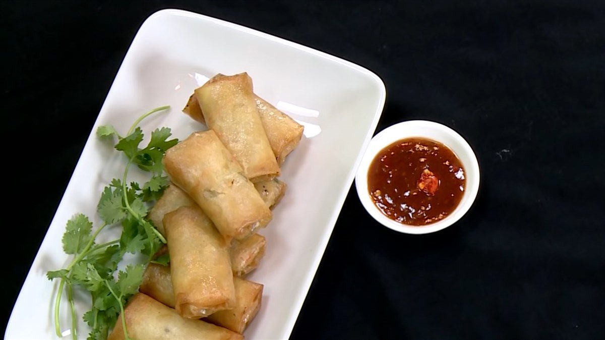 Mushroom Spring Rolls