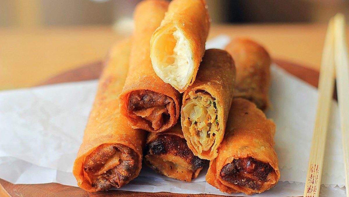 Crab Cheese Spring Rolls