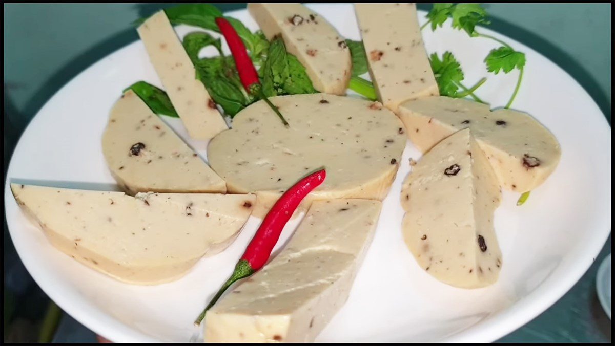 Minced tofu skin cha lua