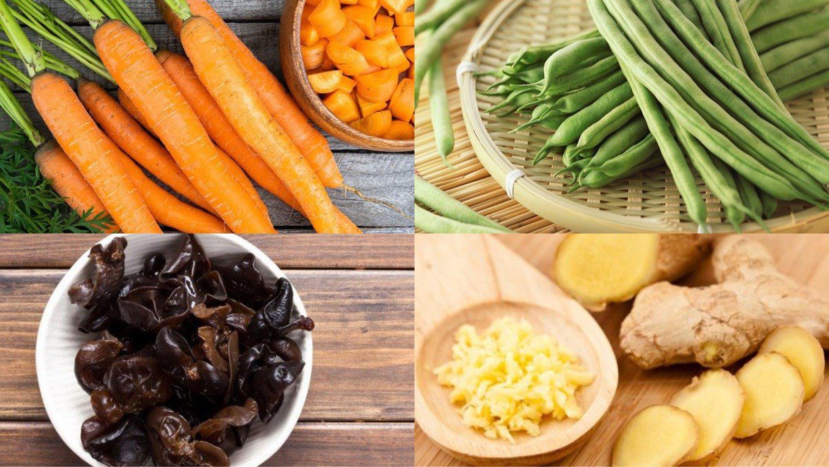 Ingredients for making delicious phượng wings rolls