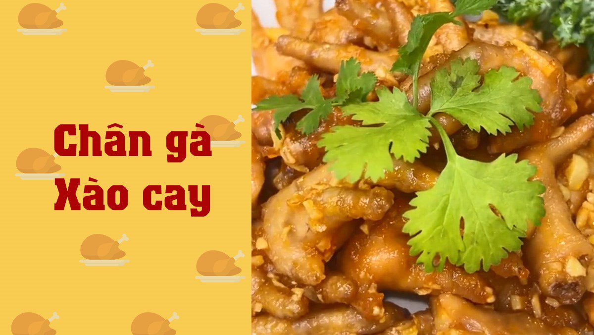 Spicy Chicken Feet Stir-fry (Recipe shared from TikTok Let's Cook with TasteVN)