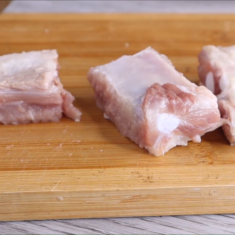 Step 2 Blanch the ribs Pork rib curry