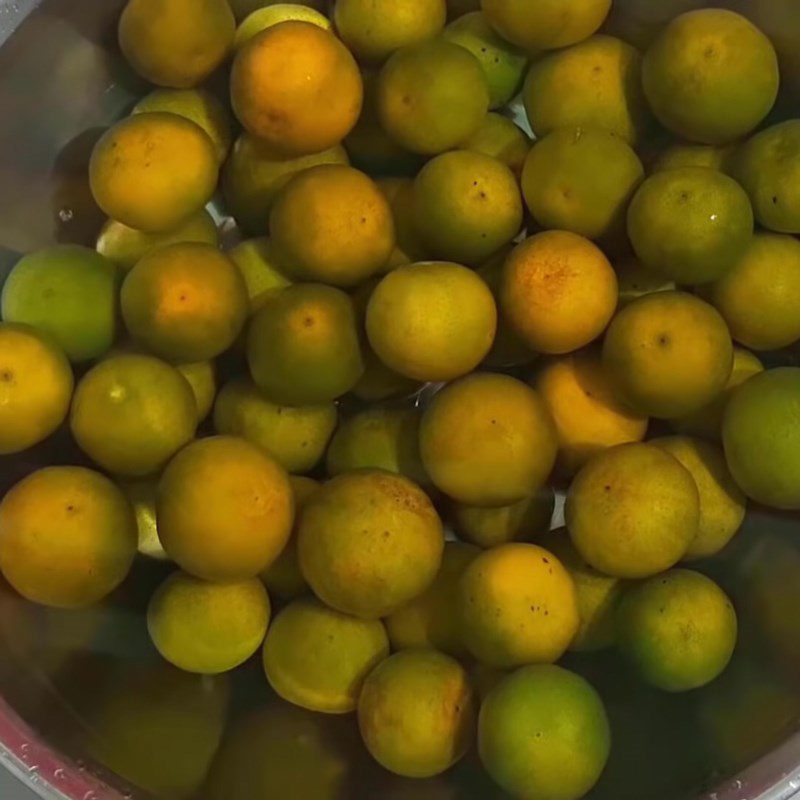 Step 2 Blanch the kumquat with sugar