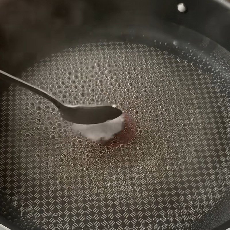 Step 2 Poached Eggs Poached eggs in boiling water