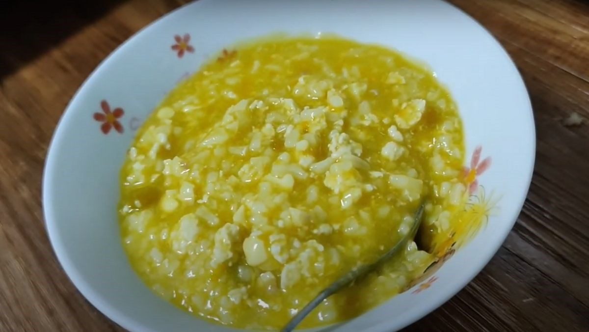 Chicken Pumpkin Porridge with Lotus Seeds