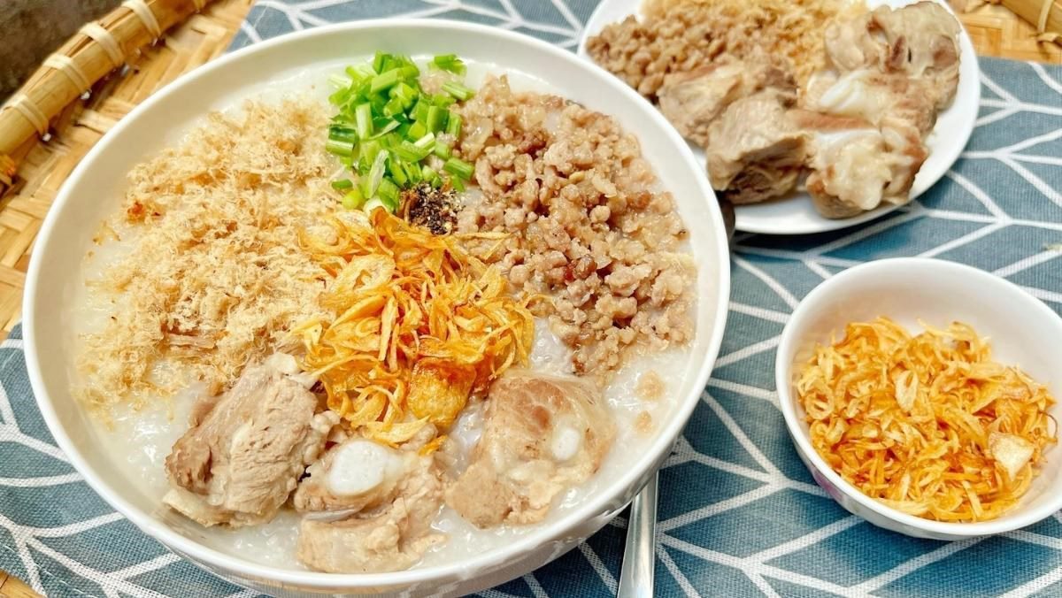 Minced Pork Rib Porridge