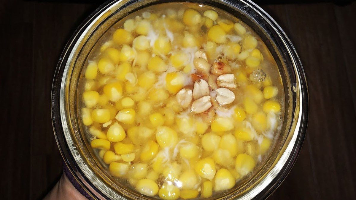 American Corn Pudding with Tapioca Flour