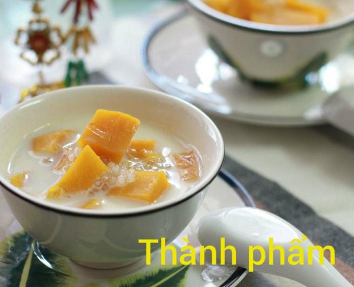 Step 3 Finished Product Pumpkin Soup with Fresh Milk and Tapioca Pearls