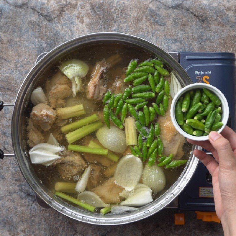 Step 2 Cooking Spicy Chicken Hot Pot