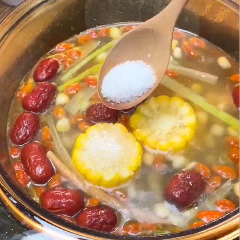 Step 2 Cooking Pigeon Stewed in Coconut (Recipe shared from Tiktok Cooking with TasteVN)