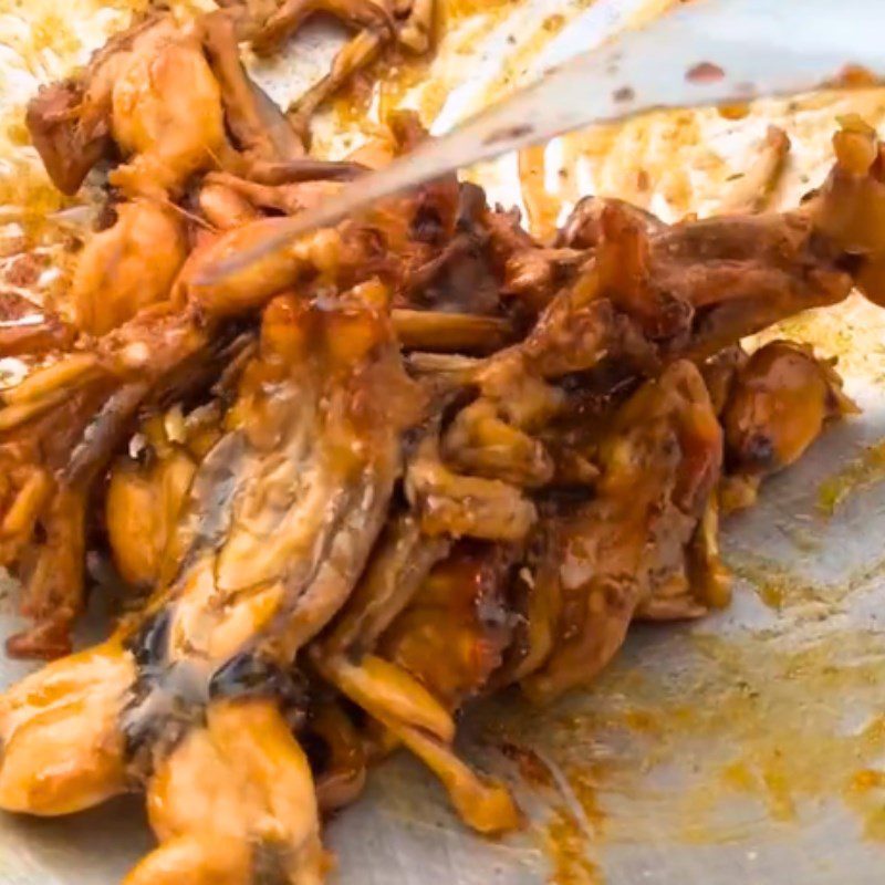 Step 5 Prepare Fried Frog with Fish Sauce (Recipe shared from Tiktok Cooking with TasteVN)