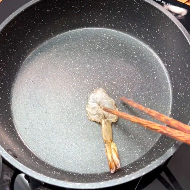 Step 3 Cooking Grilled shrimp from Ca Mau