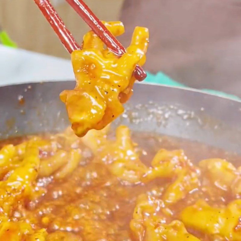 Step 3 Cooking Chicken feet with tamarind sauce (Recipe shared from Tiktok Let's Cook with TasteVN)