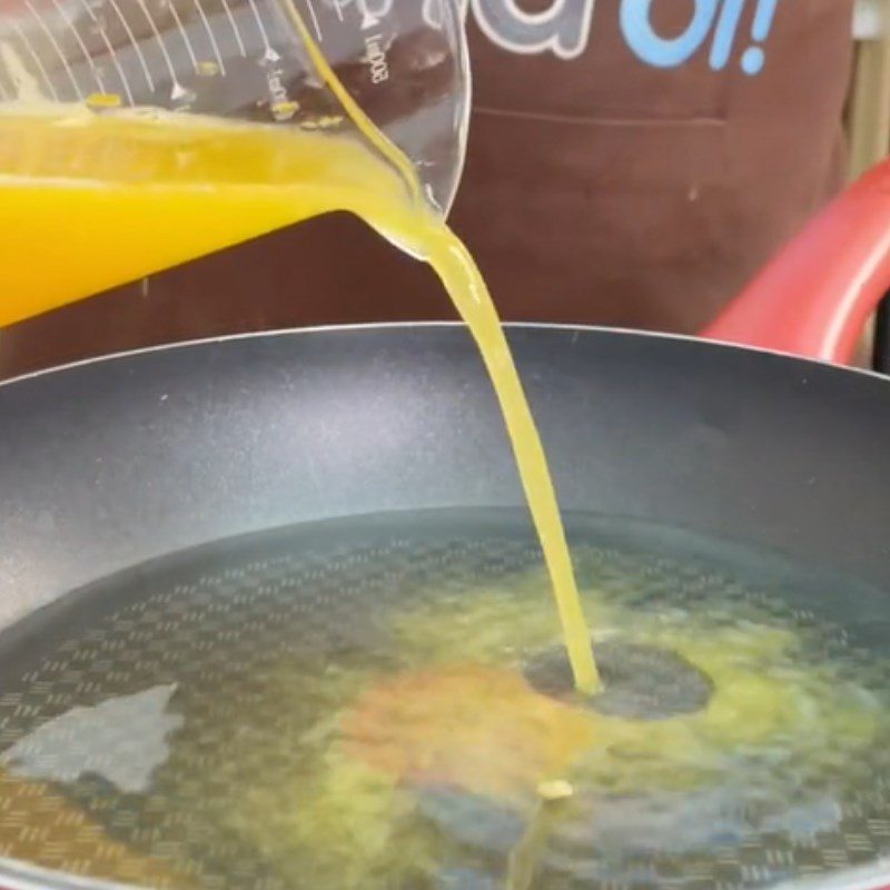 Step 2 Cooking Milk Orange Jam (Recipe shared from Tiktok Cooking with TasteVN)