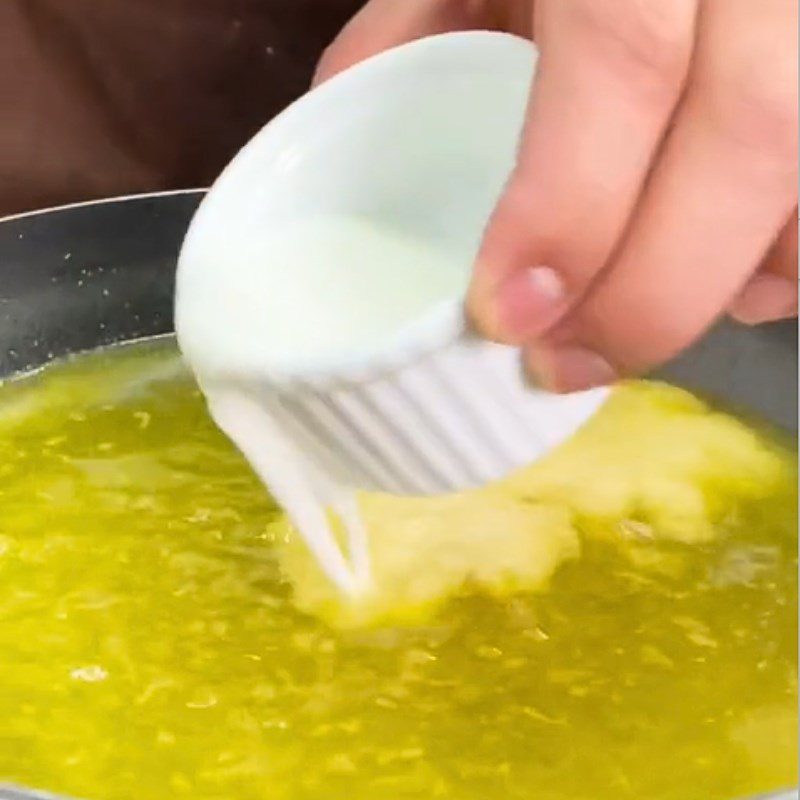 Step 2 Prepare Milk Orange Jam (Recipe shared from Tiktok Cooking with TasteVN)