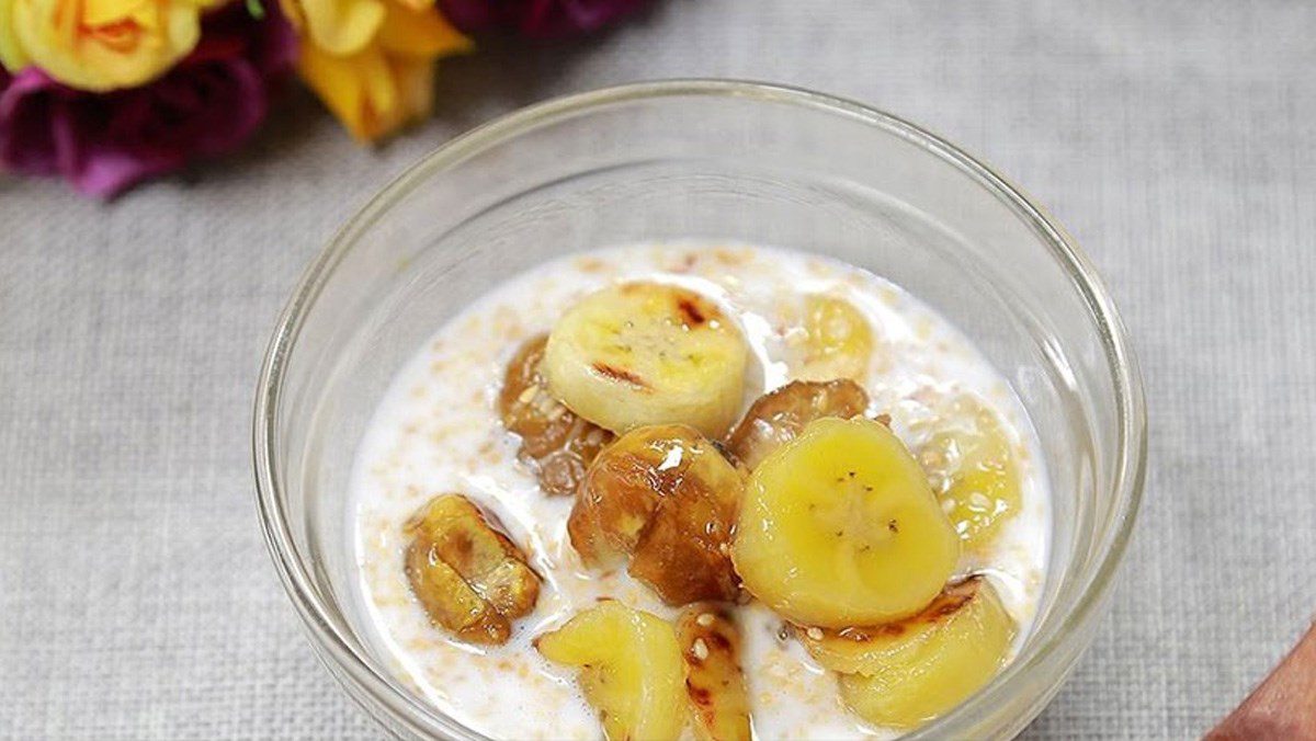 Chestnut Banana Sweet Soup