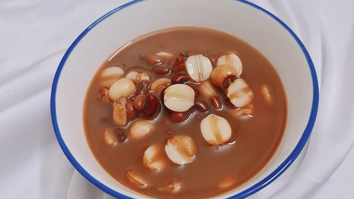 Red bean lotus seed dessert (Recipe shared by a user)