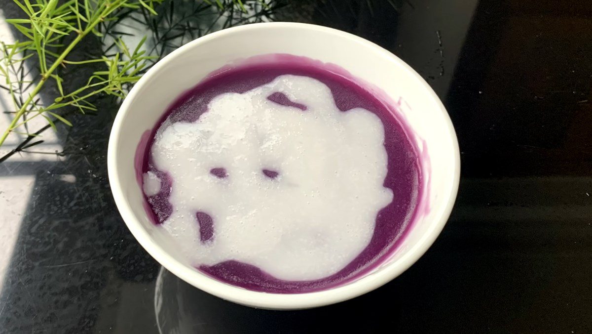 Hue Purple Sweet Potato Dessert