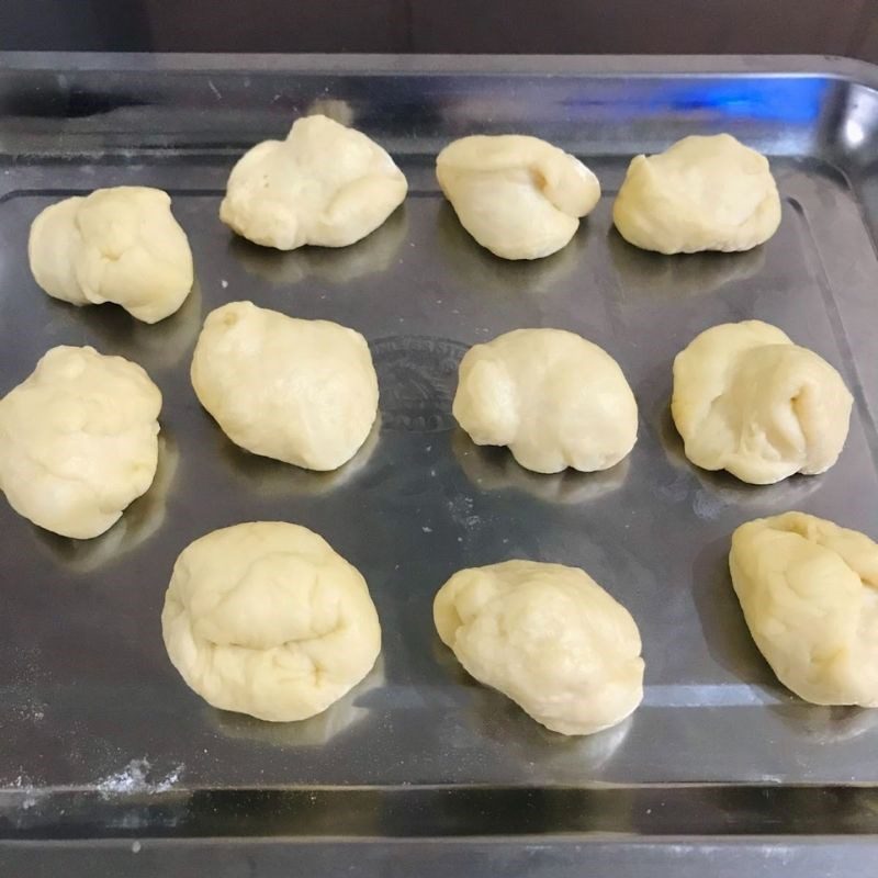 Step 4 Divide the dough for the butter milk bread