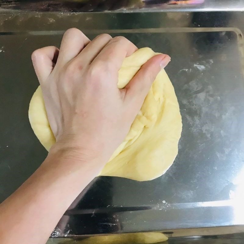 Step 4 Divide the dough for the butter milk bread