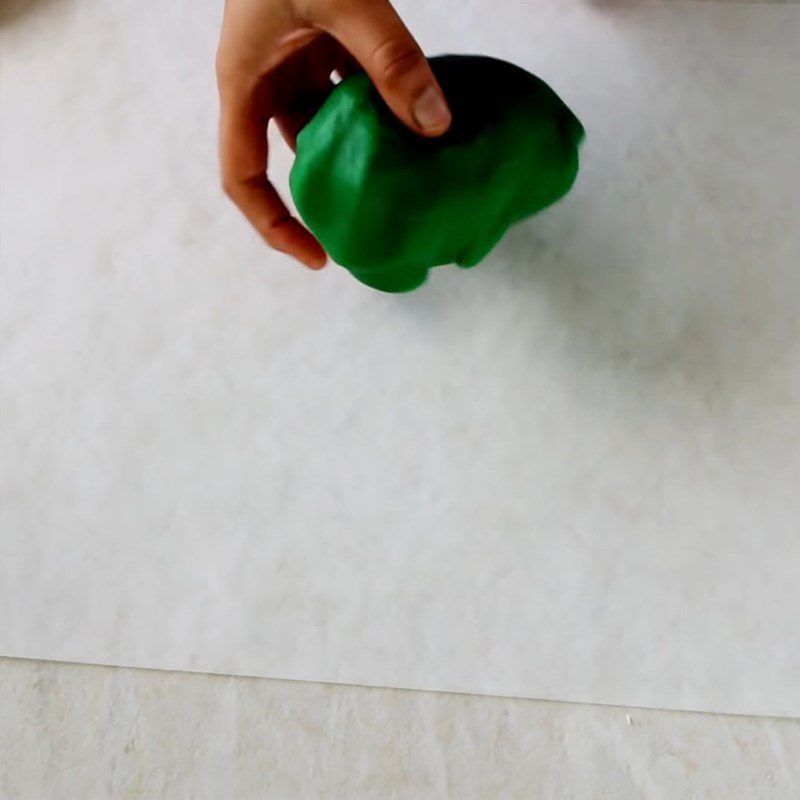 Step 3 Divide and mix the dough colors for eggless spiral cookies