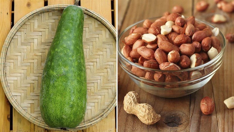 Ingredients for stir-fried winter melon