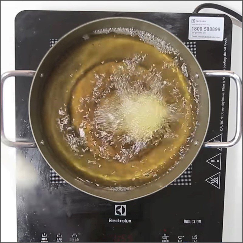 Step 2 Frying Cake Fried Oreo