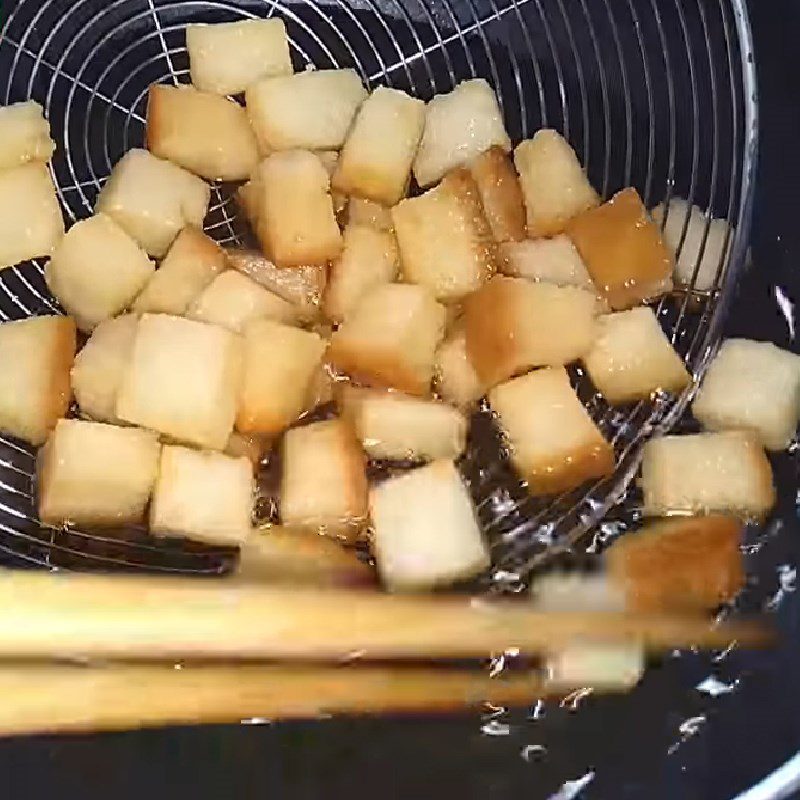 Step 2 Fried Bread Vegetarian Fried Pork Skin