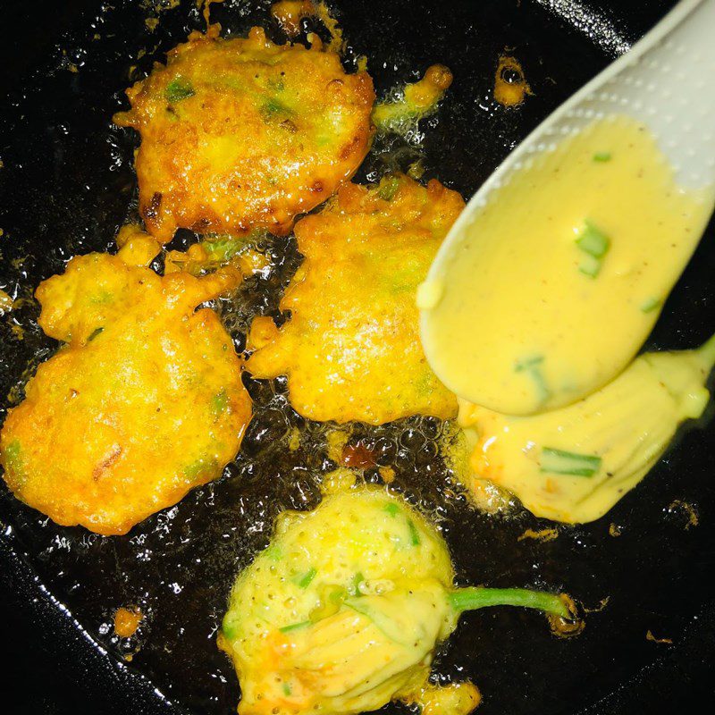 Step 5 Stuffed Zucchini Flowers Fried Crispy Stuffed Zucchini Flowers