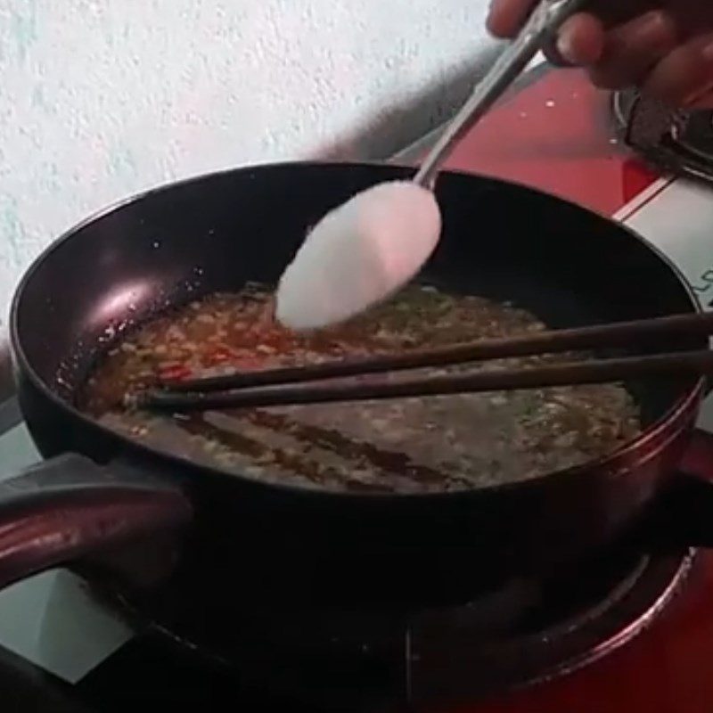 Step 3 Fried Fish with Fish Sauce Fried Flag Fish