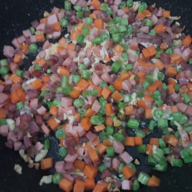 Step 2 Fried Rice Yangzhou Fried Rice (recipe shared by users)