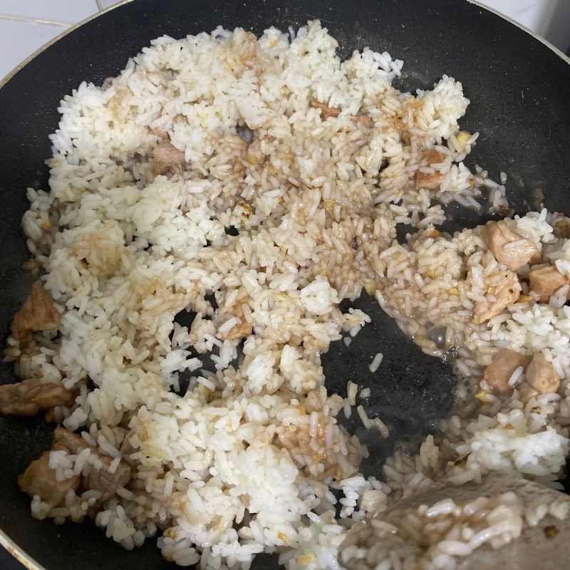 Step 3 Fried Rice Thai-style shrimp paste fried rice (recipe shared by users)