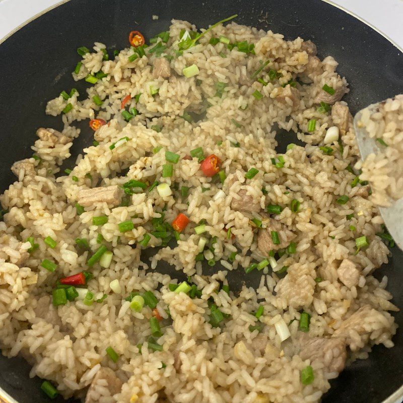 Step 3 Fried Rice Thai-style shrimp paste fried rice (recipe shared by users)