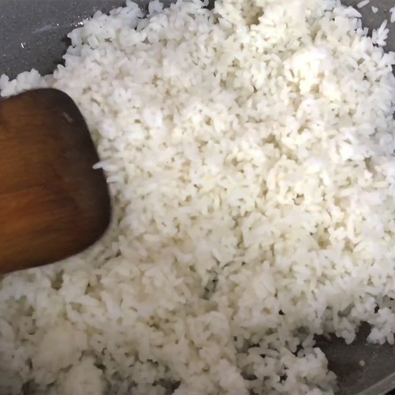 Step 2 Fried Rice Salted Rice