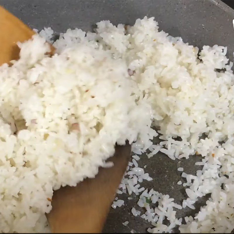 Step 2 Fried Rice Salted Rice