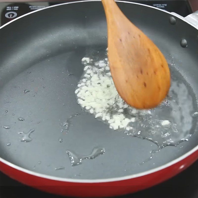 Step 1 Fry the rice Kimchi Fried Rice