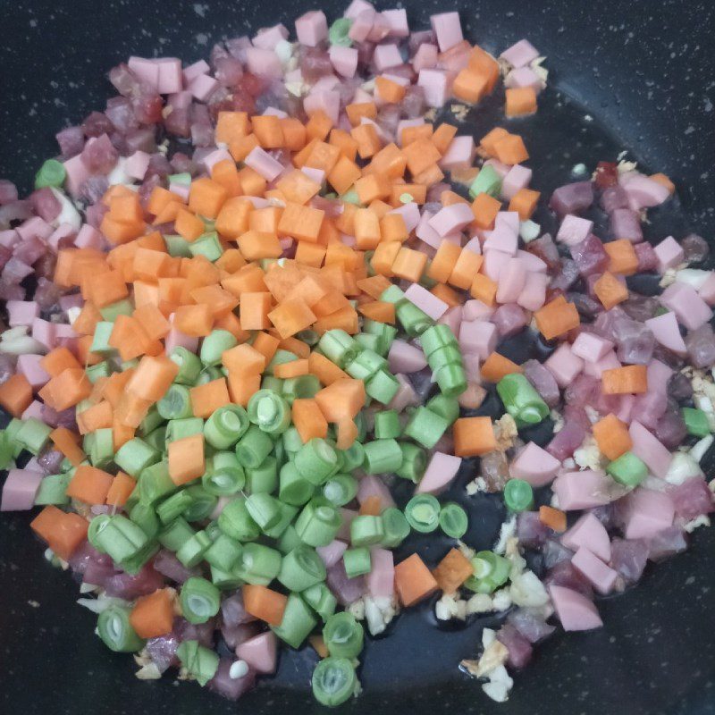 Step 2 Fried Rice Yangzhou Fried Rice (recipe shared by users)