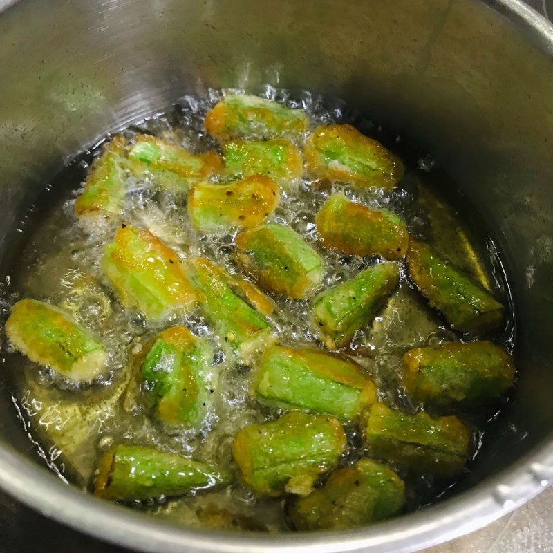 Step 4 Fried Okra Crispy Fried Okra